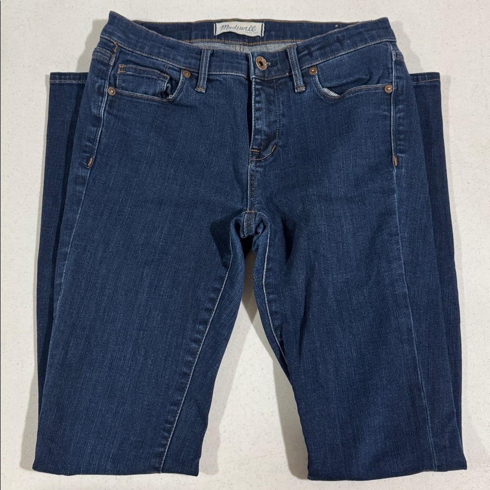 Madewell Mid-rise Blue Skinny Jeans Size 30 EUC Women